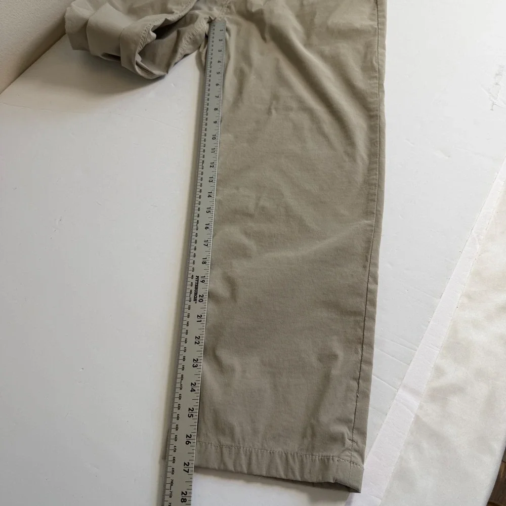 The North‎ Face Mens Pants 36 Beige Stretch Nylon Hiking Outdoor Casual Pants